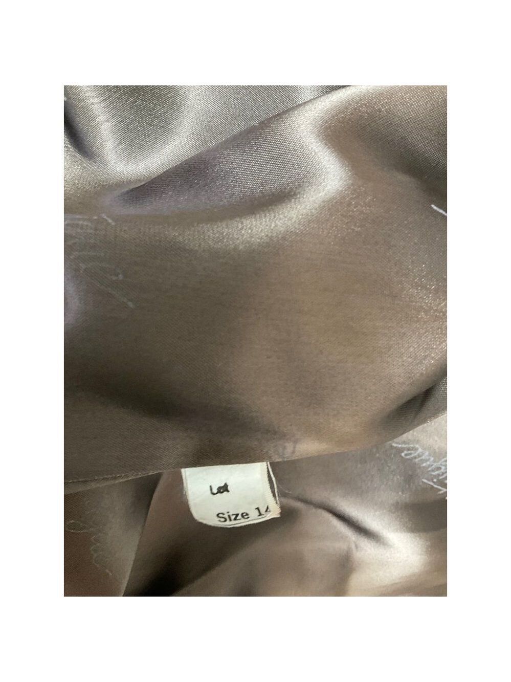 𝅺us14 Intrigue A Luxury Fabric By De Ball Black Brown Faux Fur Coat Vintage - Picture 9 of 11